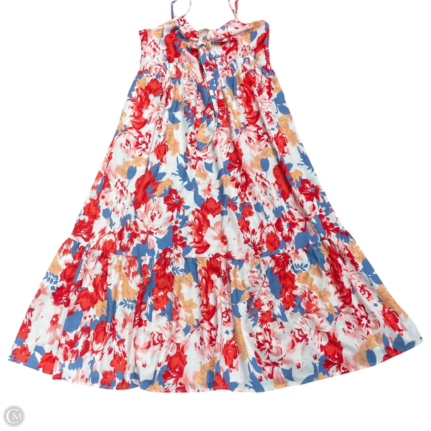 Dress Casual Maxi By Grace Karin In Blue Red & White, Size: Xl