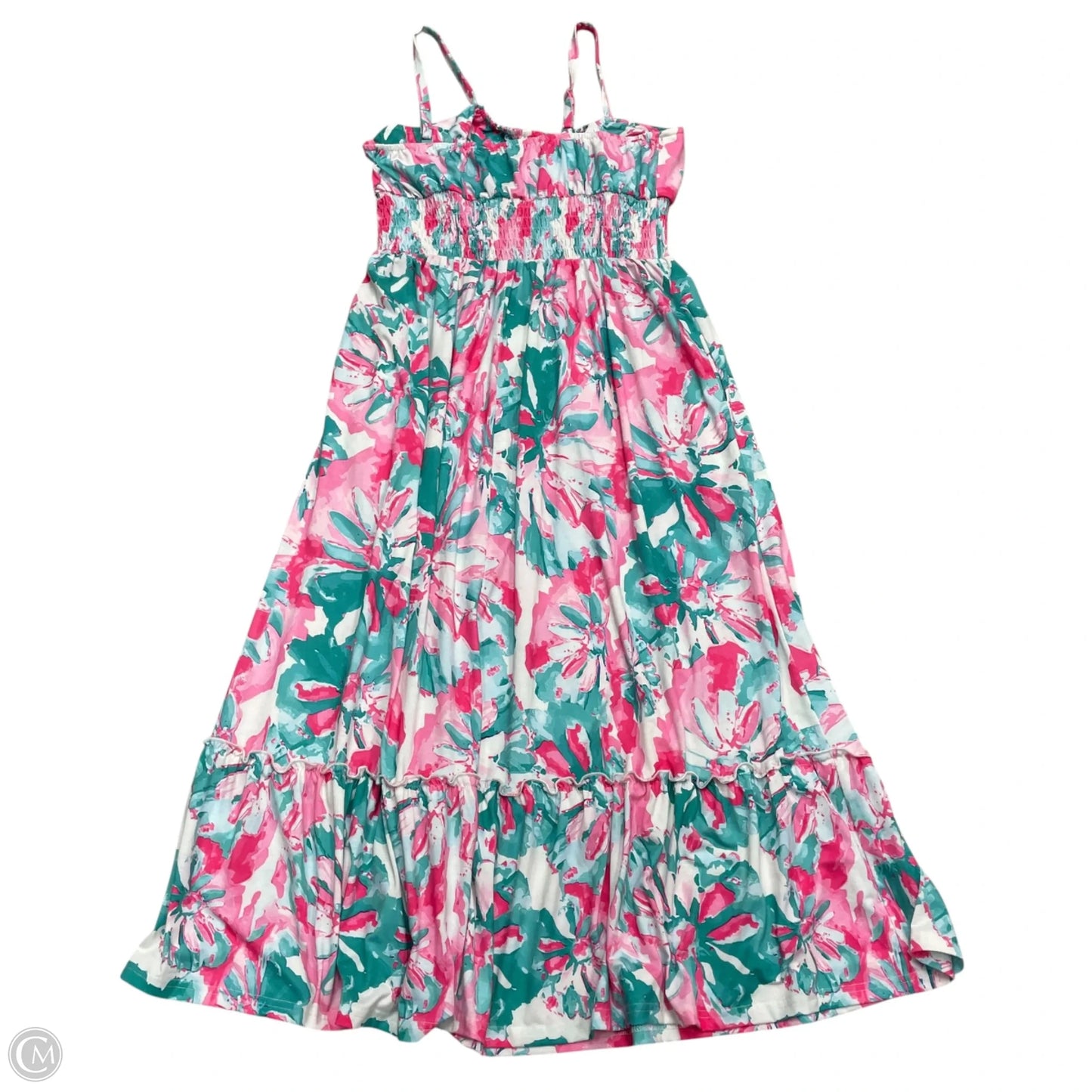 Dress Casual Maxi By Grace Karin In Blue & Pink, Size: L