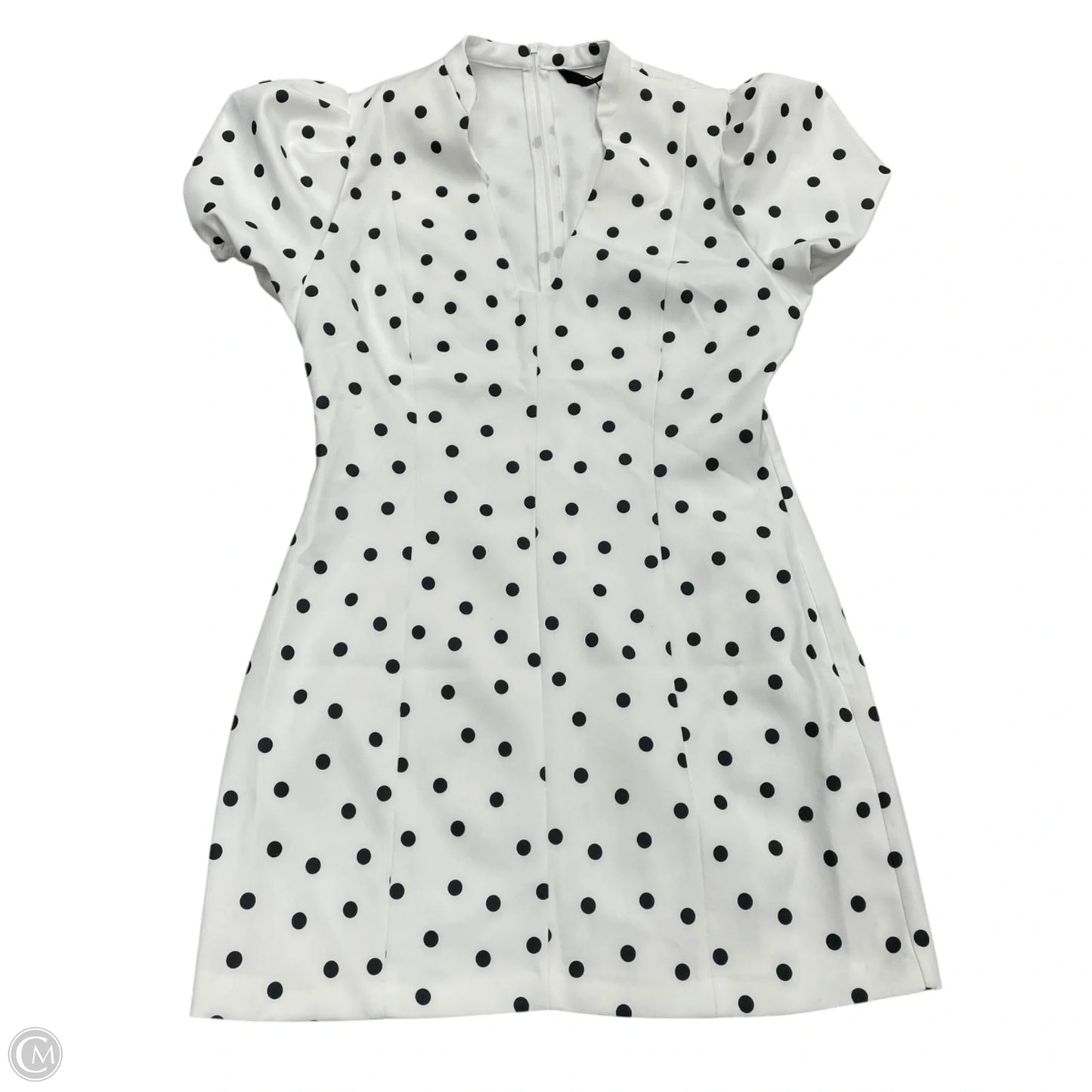 Dress Party Short By Zara In Black & White, Size: L