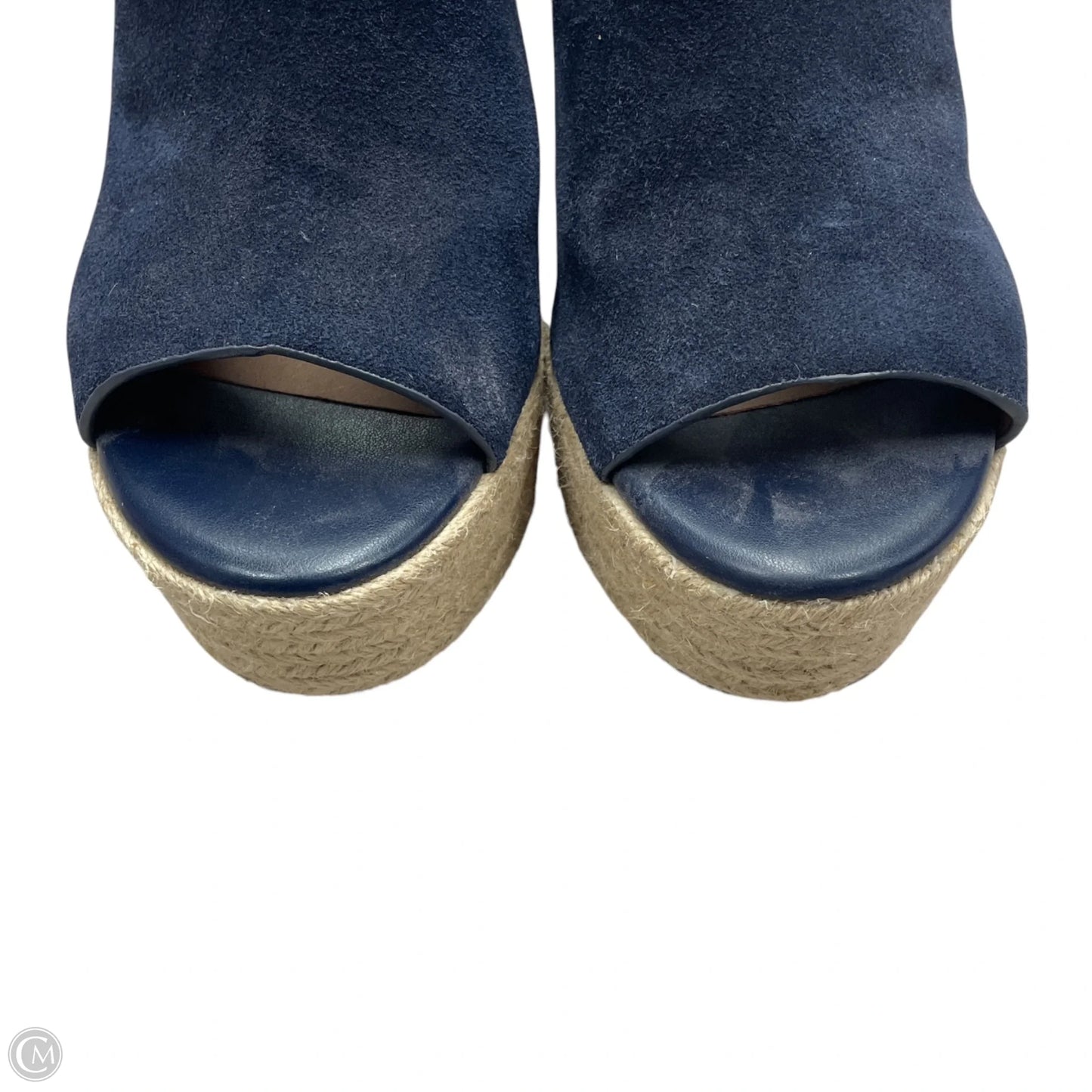 Sandals Heels Wedge By Aerosoles In Navy, Size: 8.5