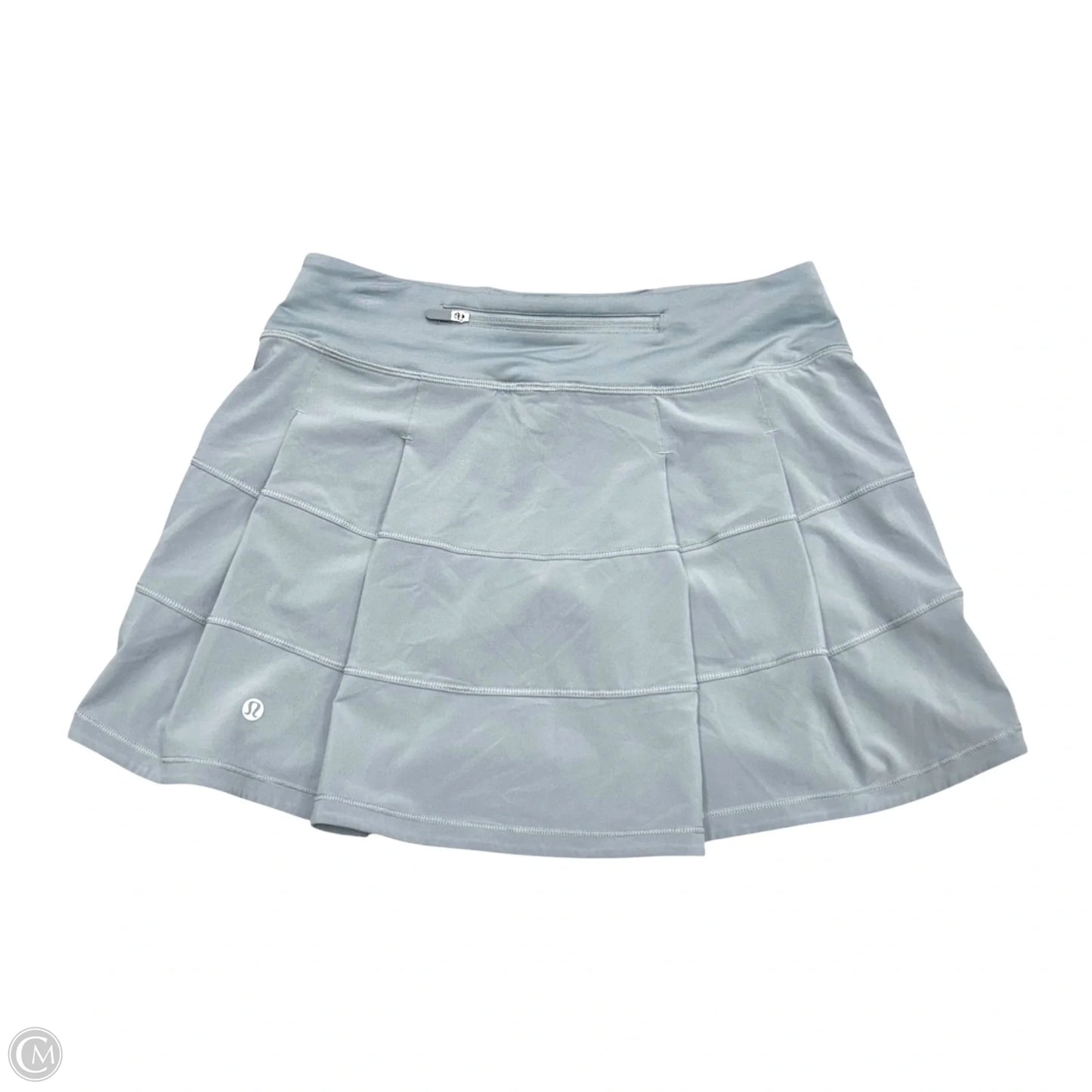 Athletic Skort By Lululemon In Grey, Size: S