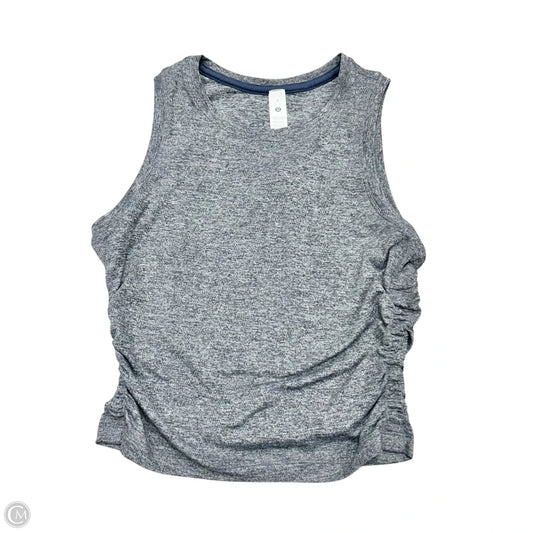 Athletic Tank Top By Lululemon In Grey, Size: M