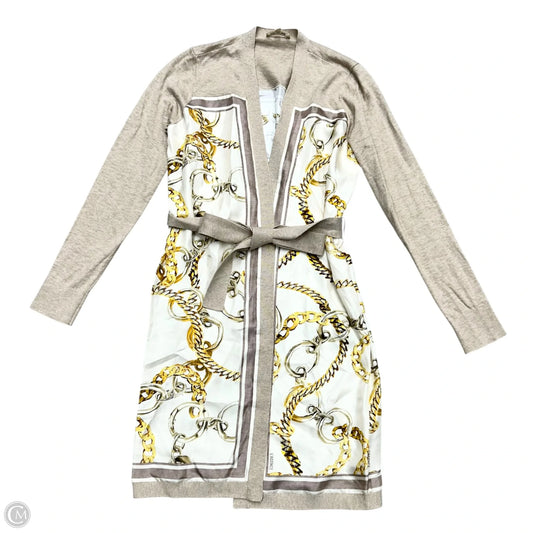 Kimono By L Agence In Tan & White, Size: Xs