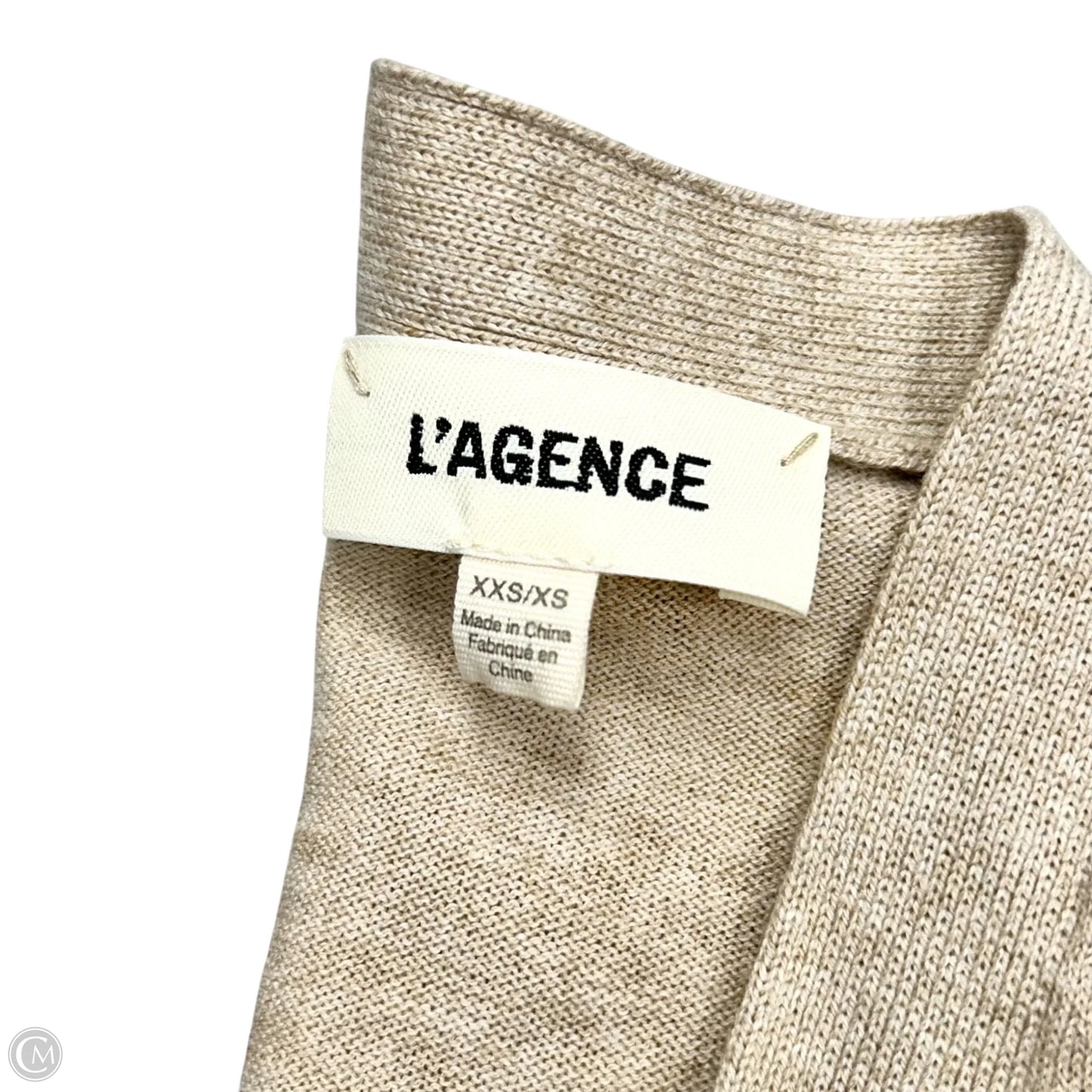 Kimono By L Agence In Tan & White, Size: Xs