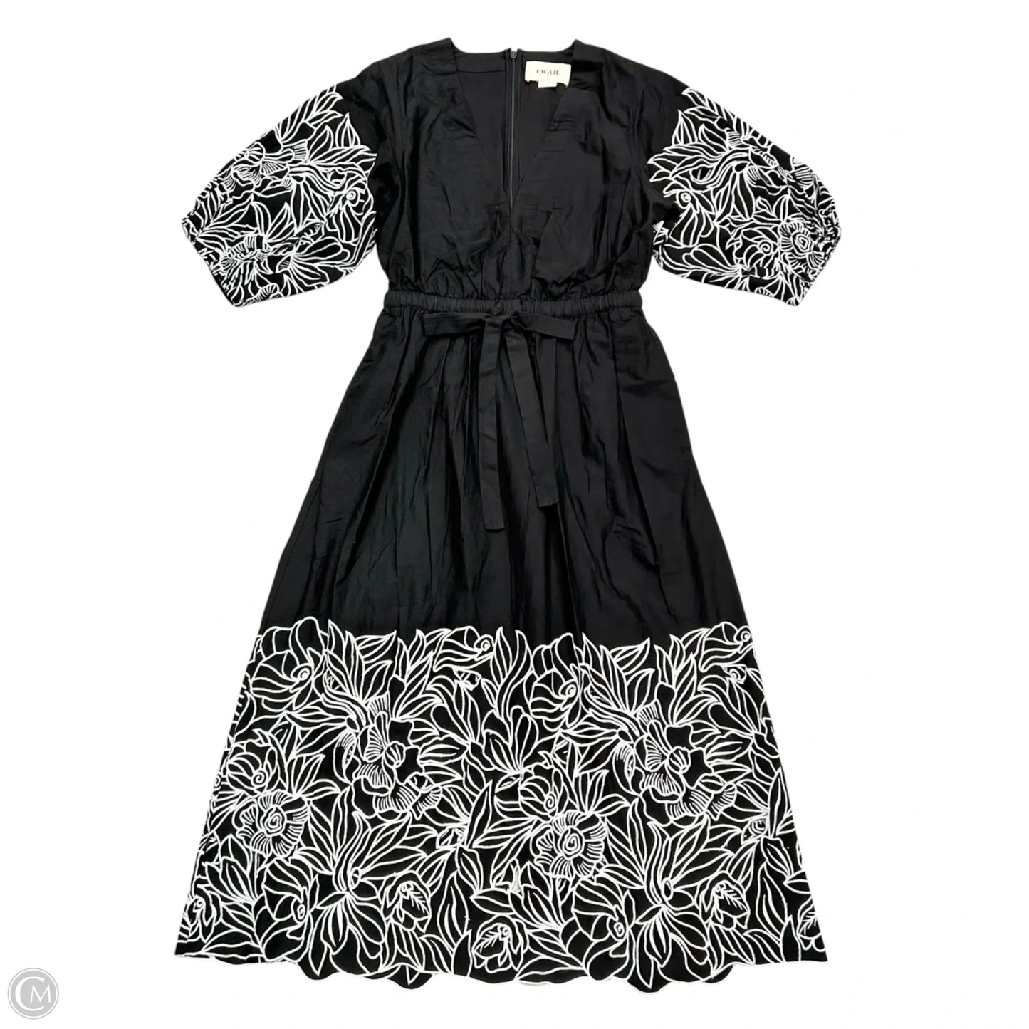 Dress Casual Maxi By Figue In Black & White, Size: Xs