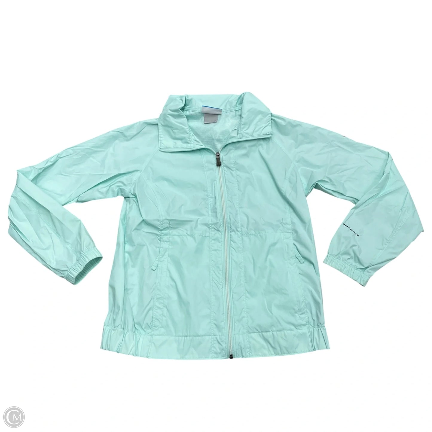 Athletic Jacket By Columbia In Aqua, Size: M