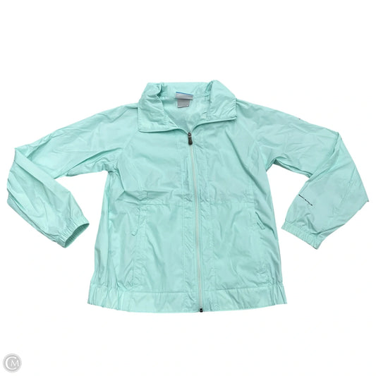 Athletic Jacket By Columbia In Aqua, Size: M