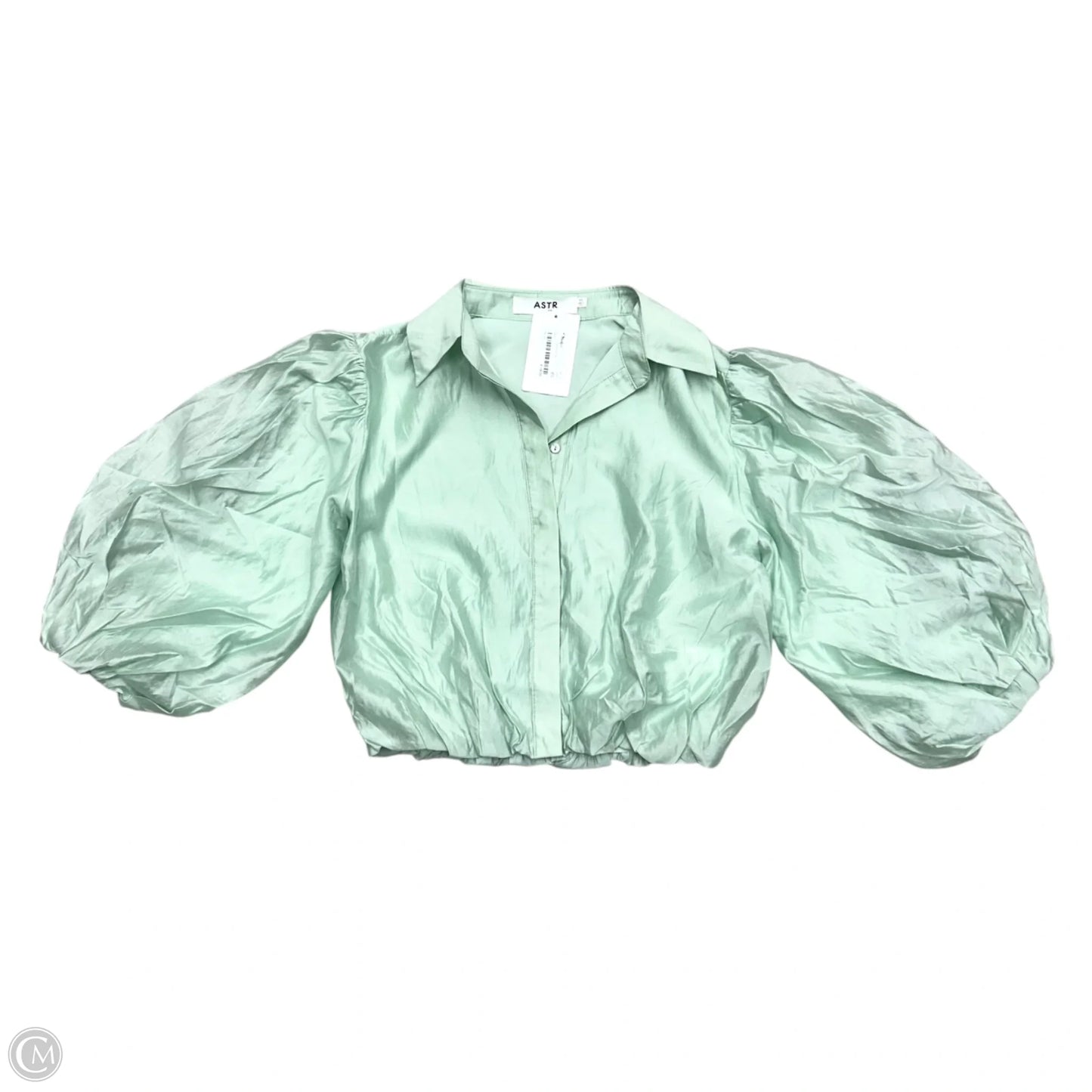 Top Long Sleeve By Astr In Green, Size: Xs