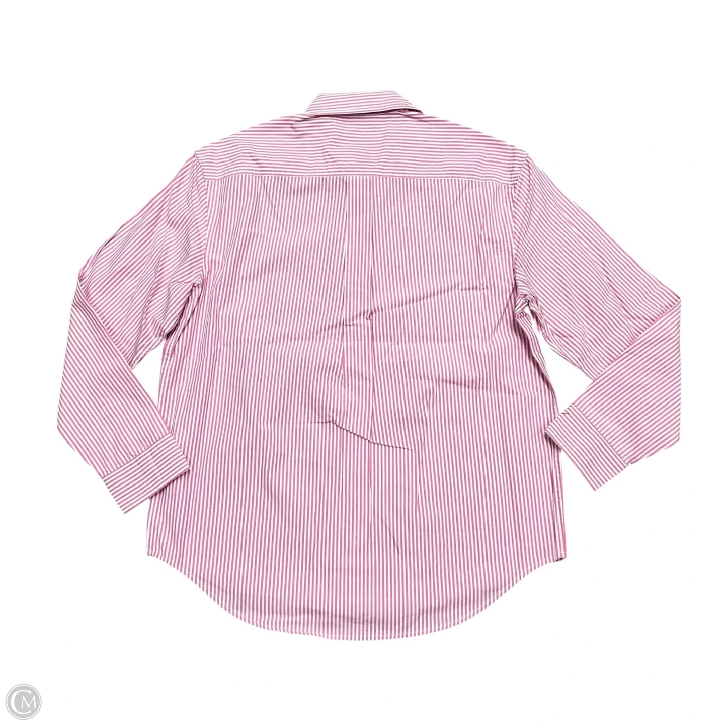 Top Long Sleeve By Southern Tide In Pink & White, Size: Xs