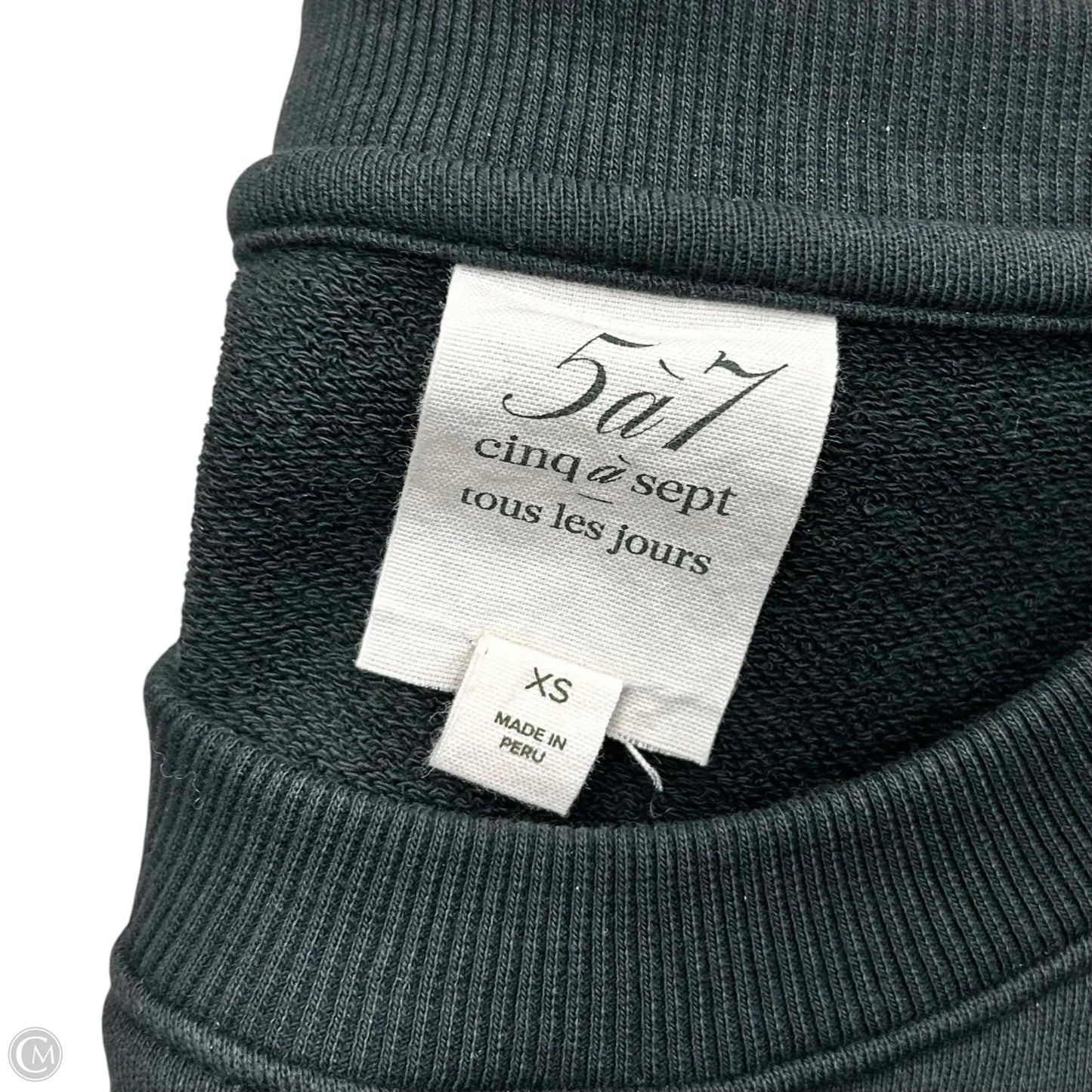Sweatshirt Crewneck By Cinc A Sept In Black, Size: Xs