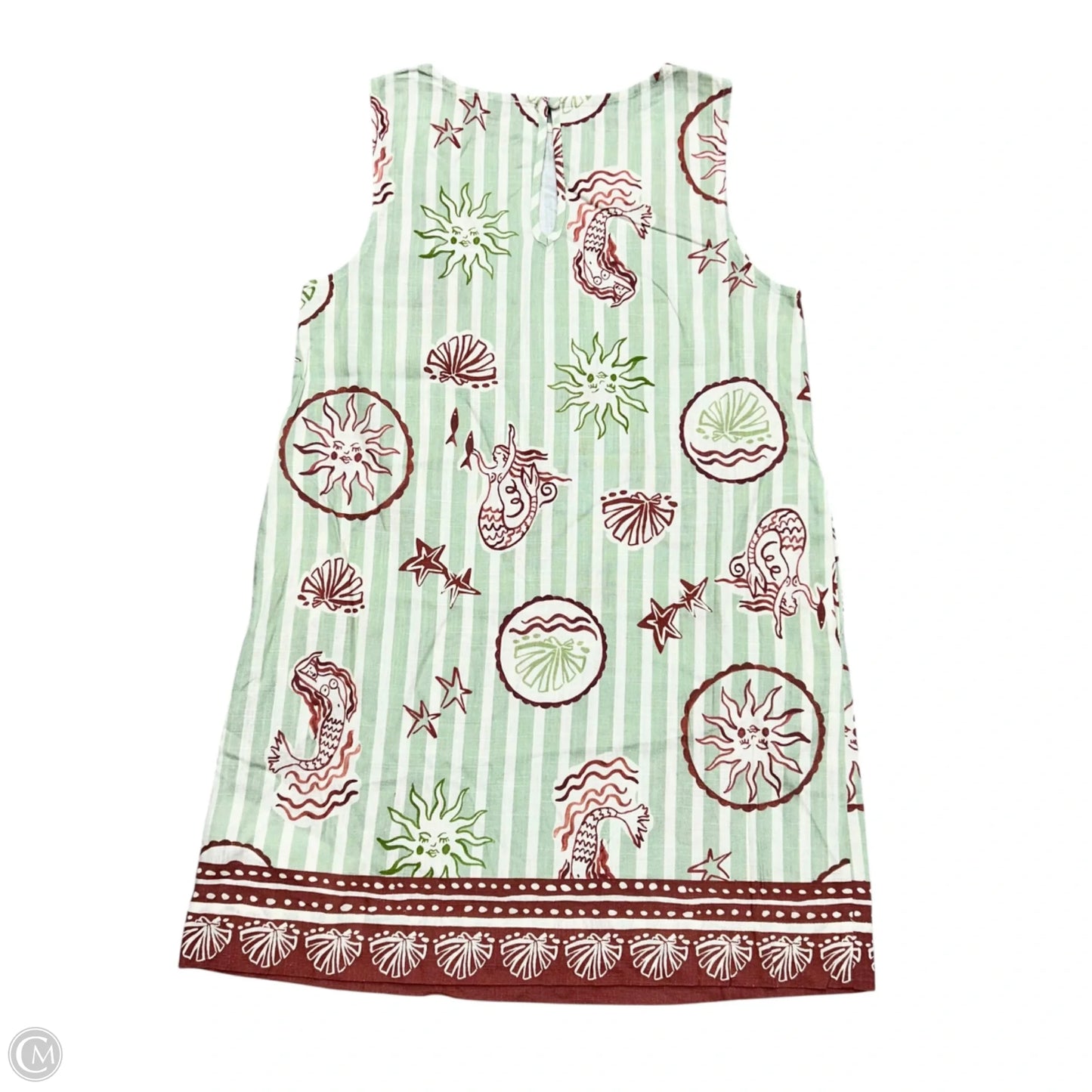 Dress Casual Short By Minkpink In Green & Red, Size: M