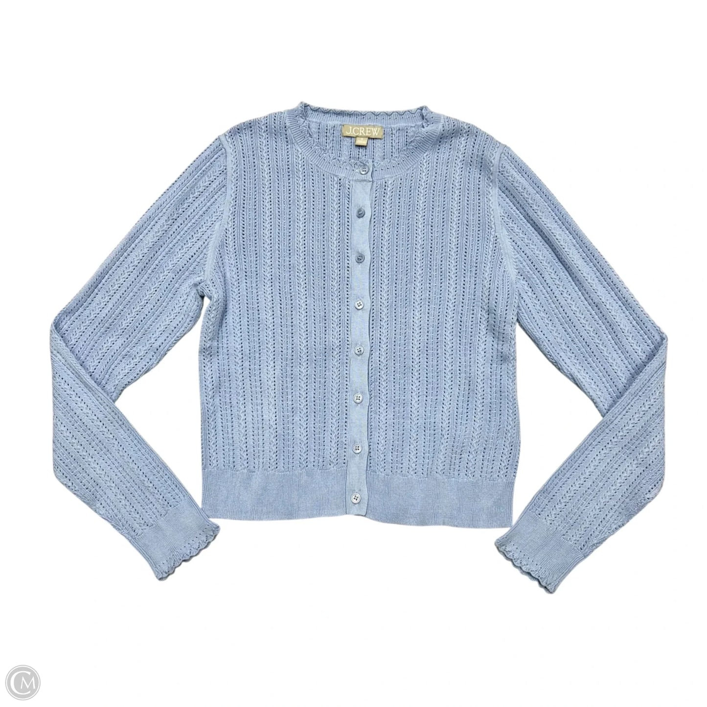 Sweater Cardigan By J. Crew In Blue, Size: M