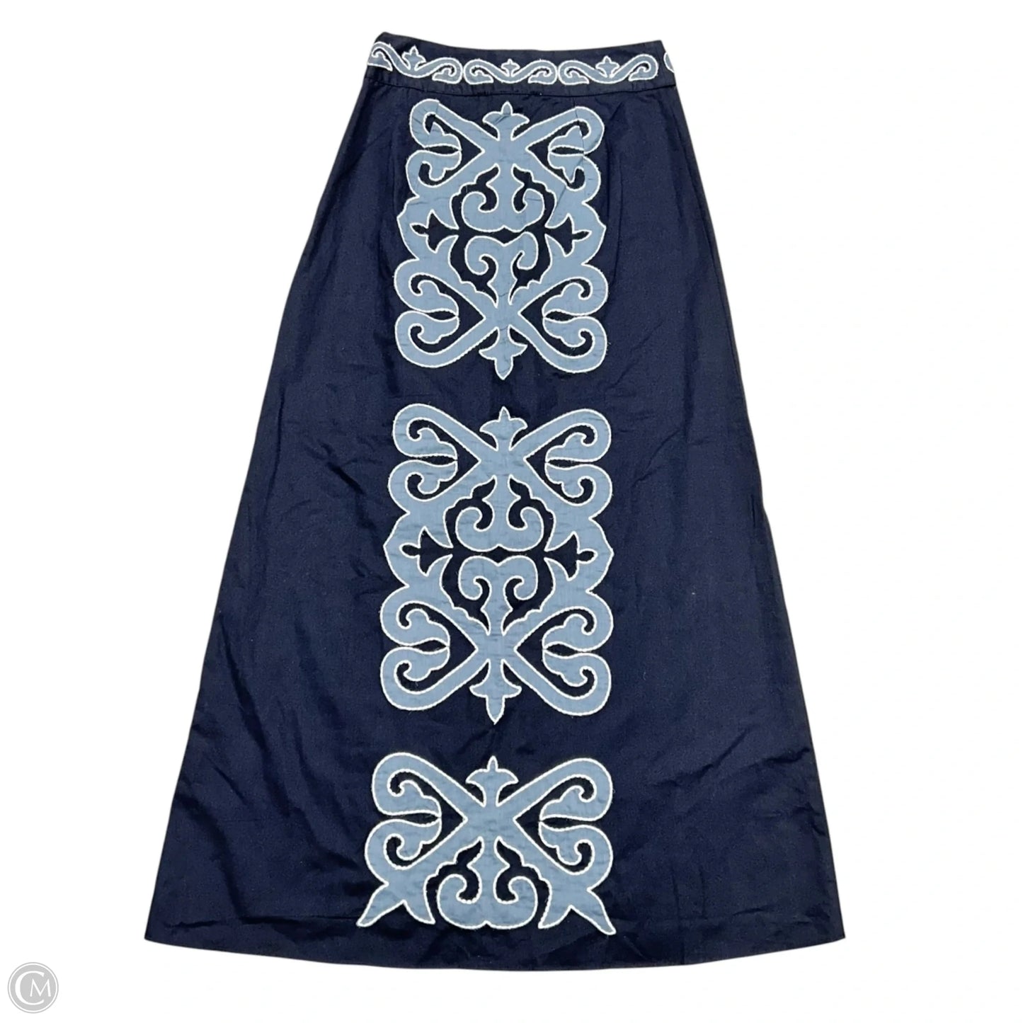 Skirt Maxi By Anna Cate In Blue & White, Size: Xs
