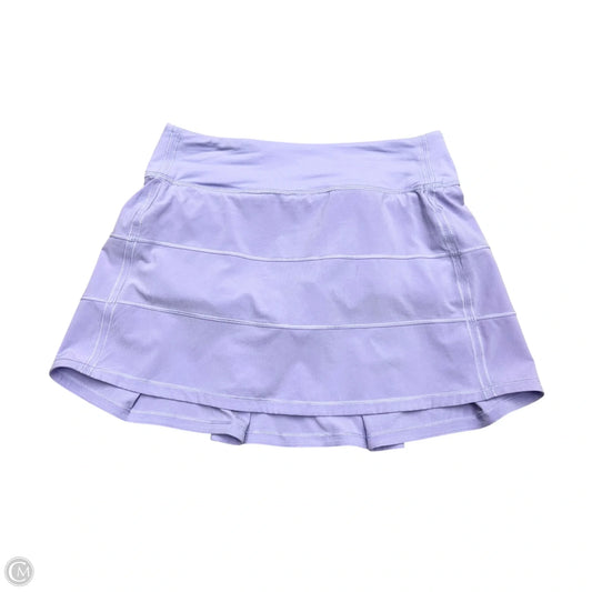 Athletic Skort By Lululemon In Purple, Size: S