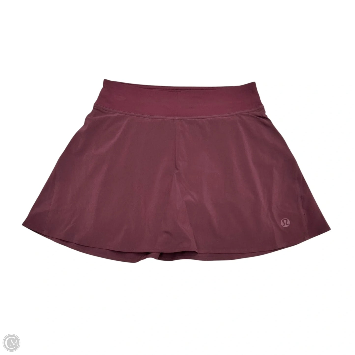 Athletic Skort By Lululemon In Maroon, Size: S