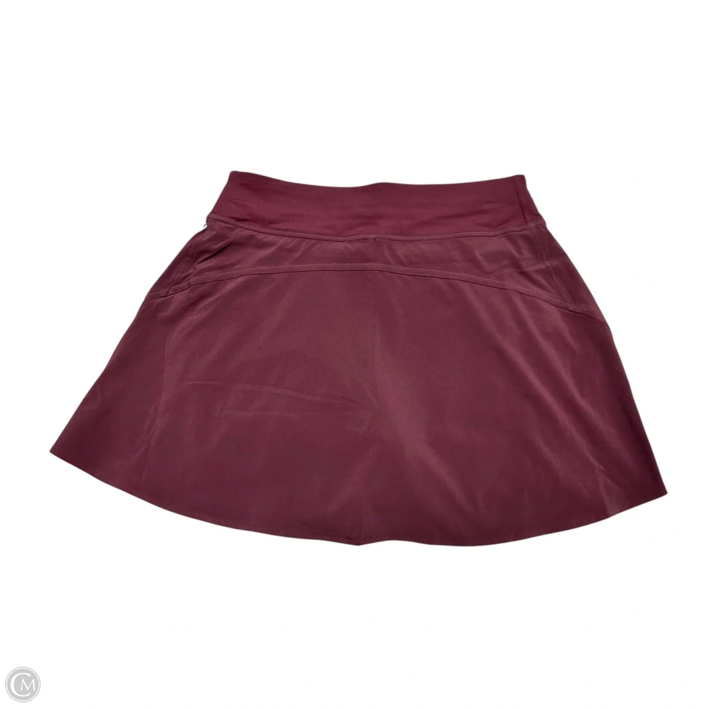 Athletic Skort By Lululemon In Maroon, Size: S