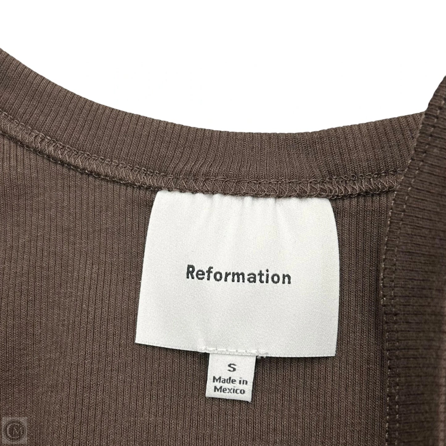 Tank Top By Reformation In Brown, Size: S