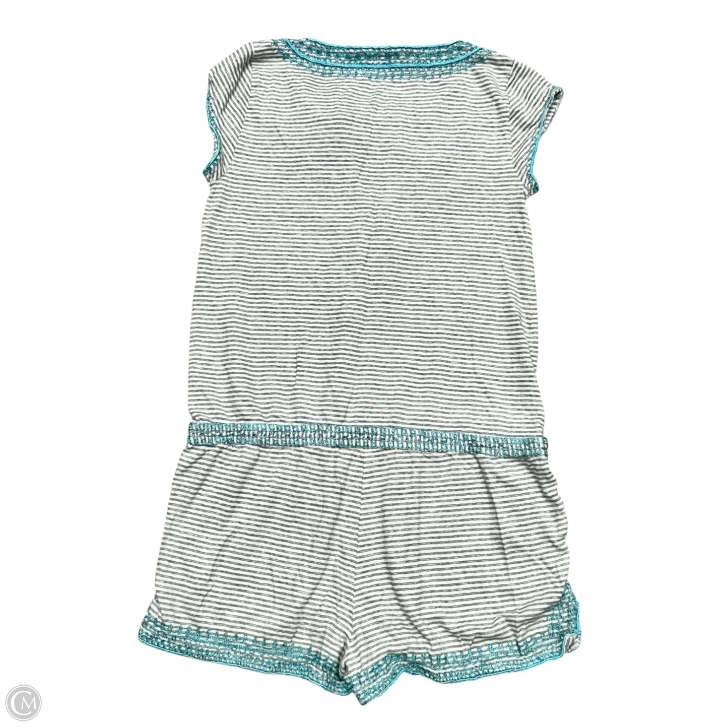 Romper By Calypso St Barth In Blue & Grey, Size: S
