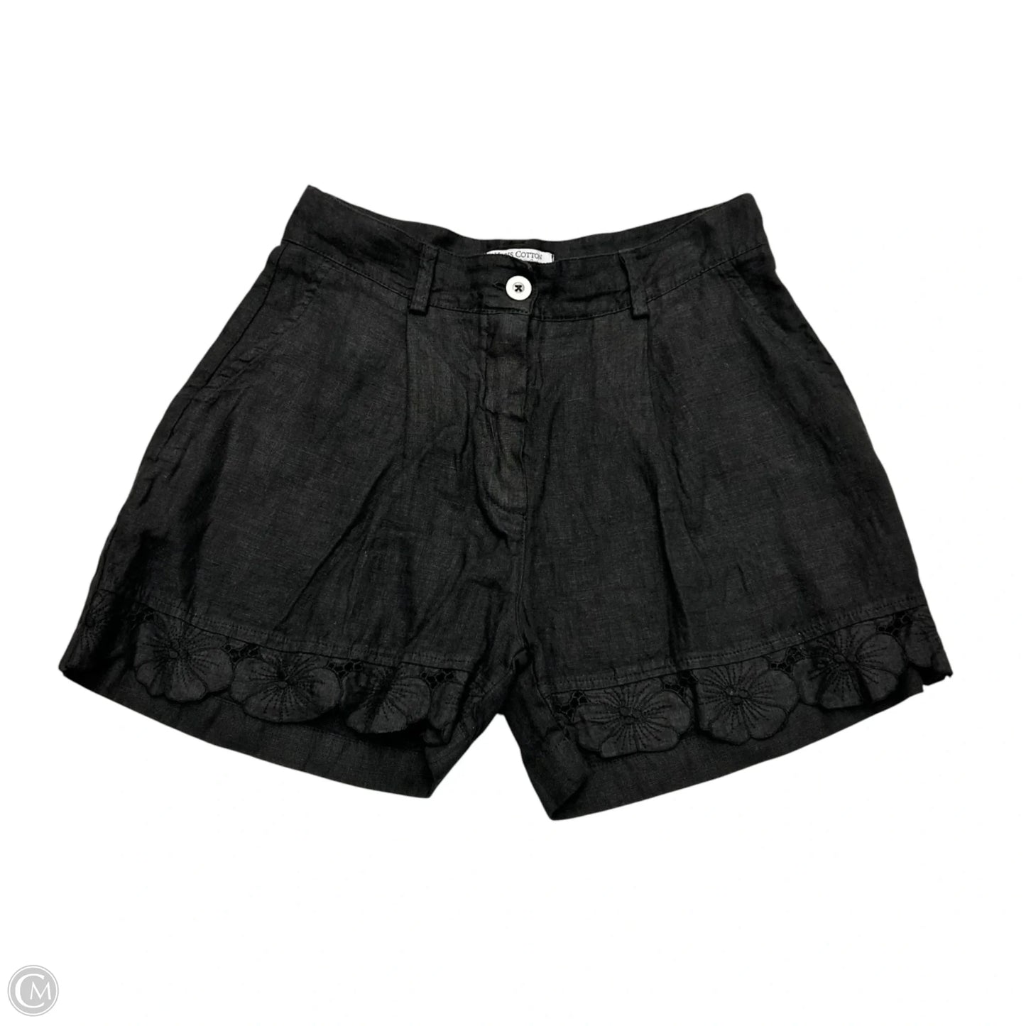Shorts By Haris Cotton In Black, Size: Xs
