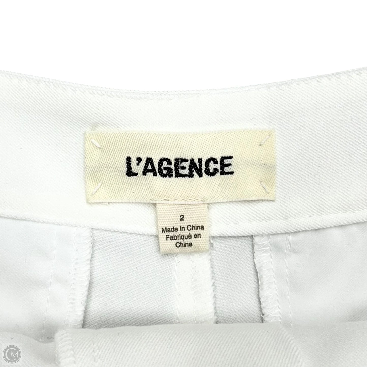 Shorts By L Agence In White, Size: 2