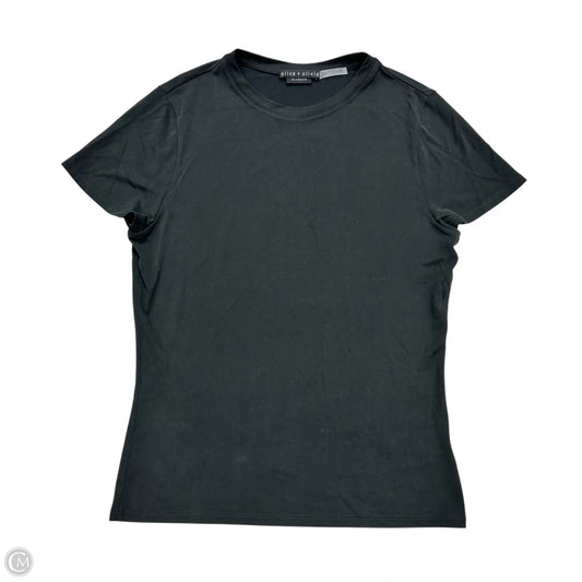 Top Short Sleeve Designer By Alice + Olivia In Black, Size: L