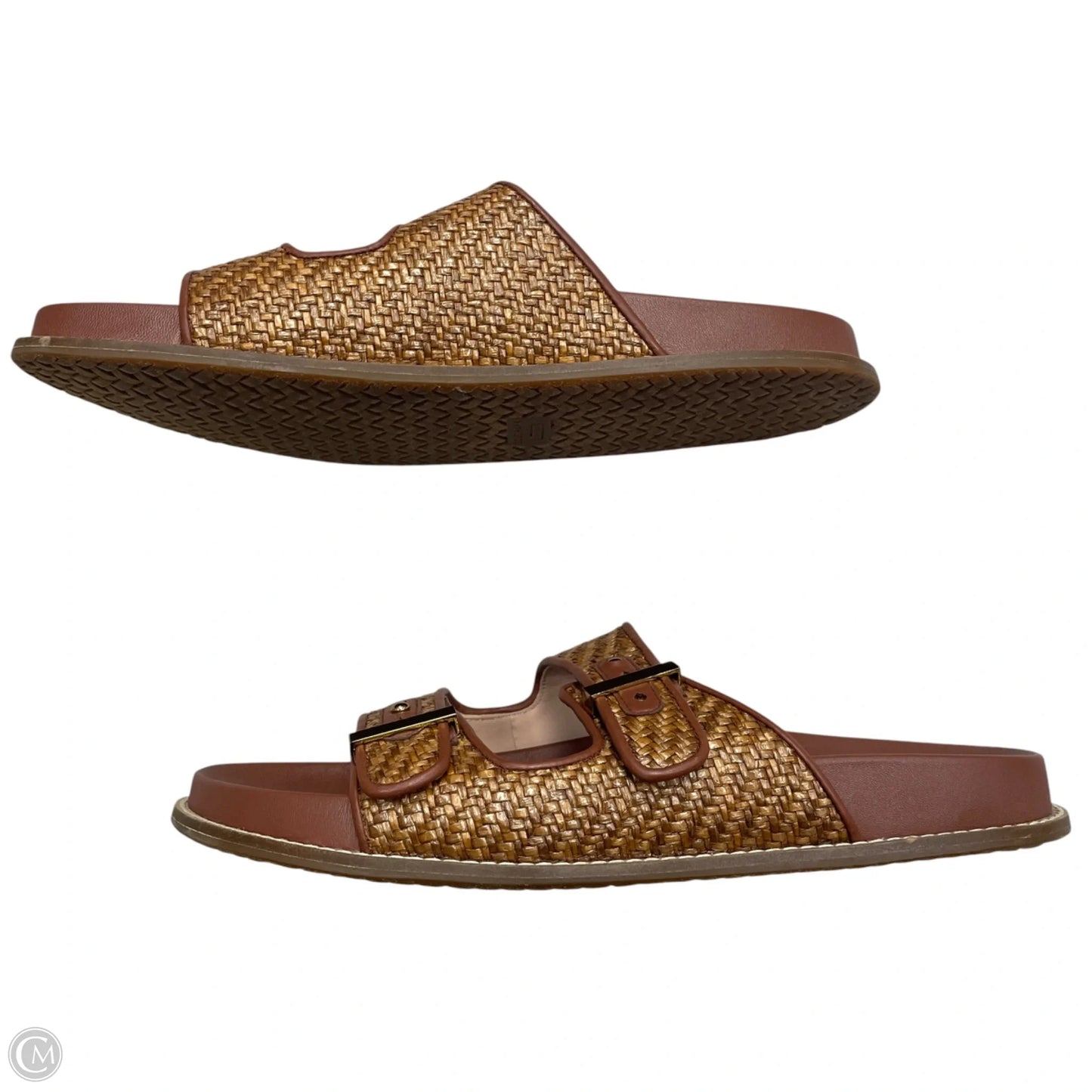 Sandals Flats By Cole-haan In Brown, Size: 9.5