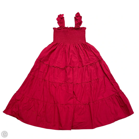 Dress Casual Maxi By Hill House In Red, Size: M