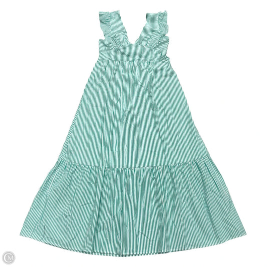 Dress Casual Maxi By Skies Are Blue In Green & White, Size: Xl