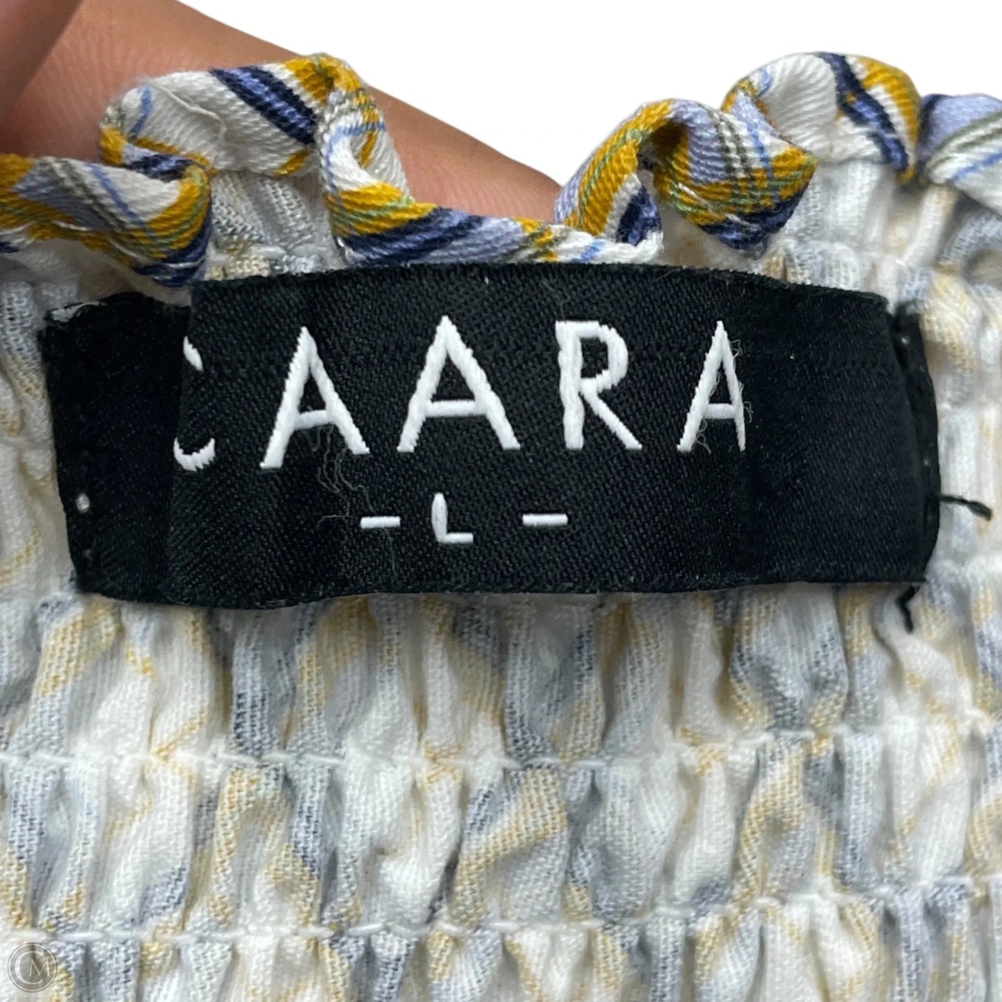 Dress Casual Maxi By Caara In Blue & Yellow, Size: L