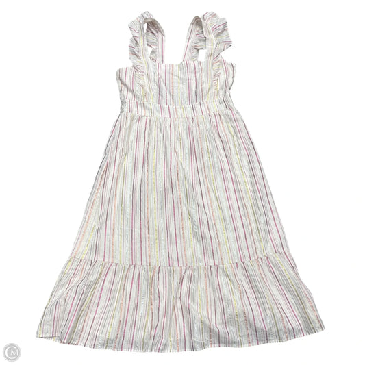 Dress Casual Maxi By Loft In Striped Pattern, Size: L