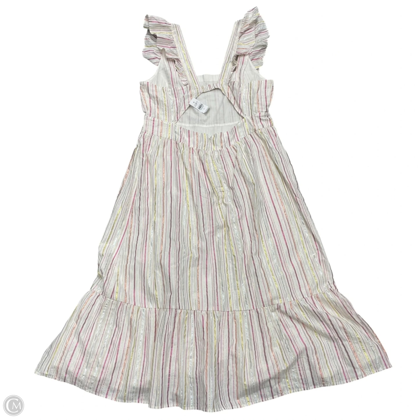 Dress Casual Maxi By Loft In Striped Pattern, Size: L