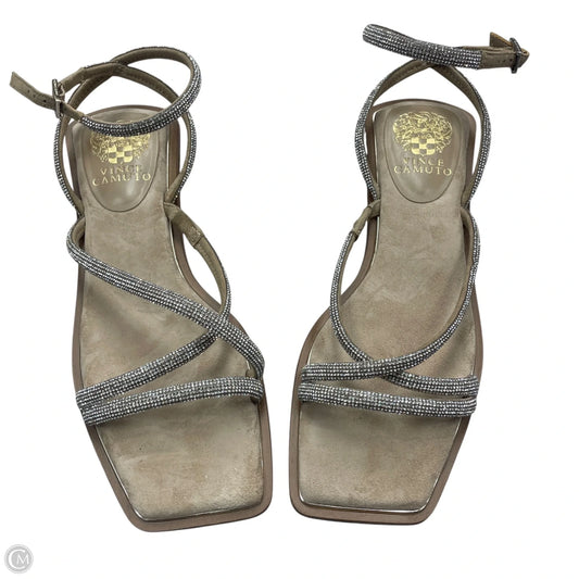 Sandals Flats By Vince Camuto In Taupe, Size: 8