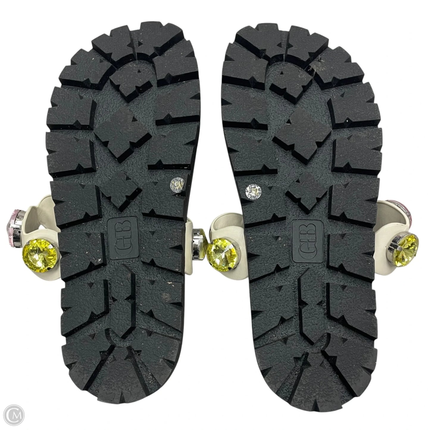 Sandals Flats By Gb In Black, Size: 7.5