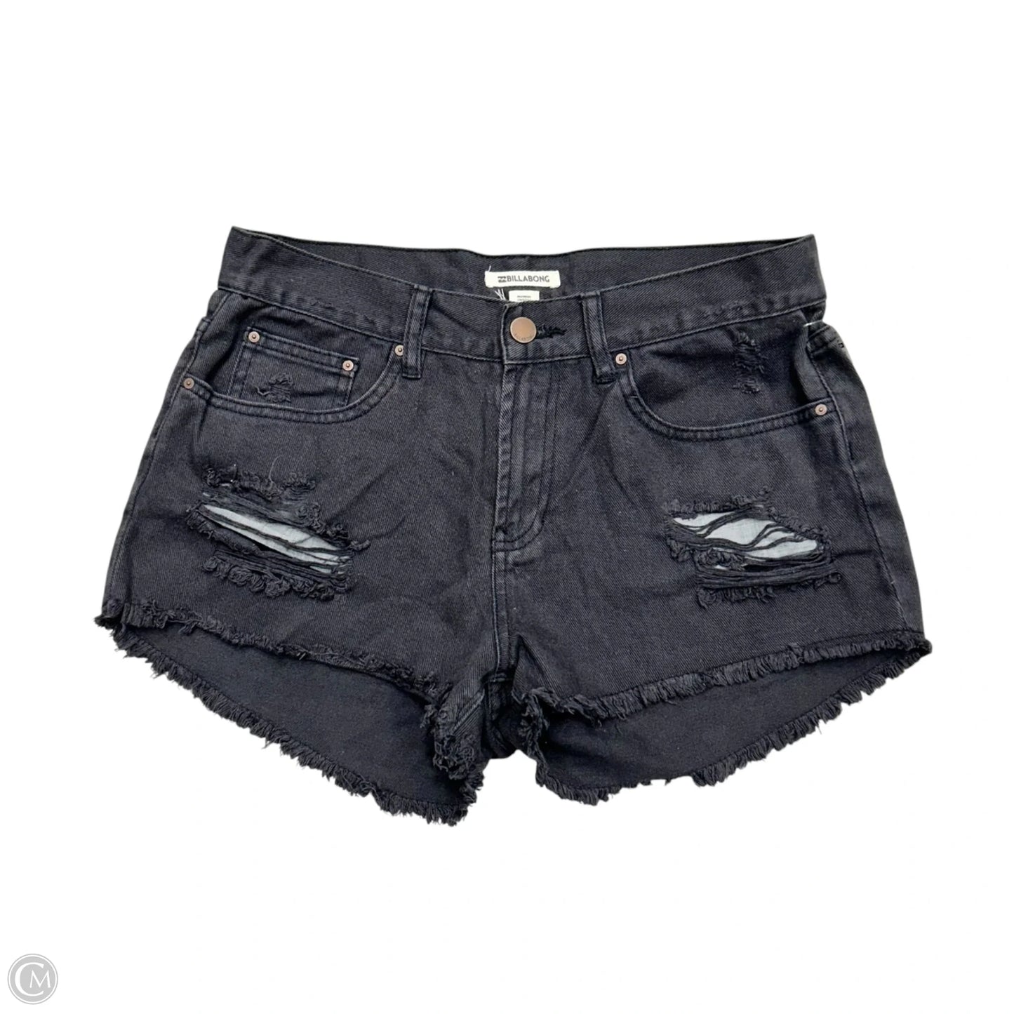 Shorts By Billabong In Black Denim, Size: 6