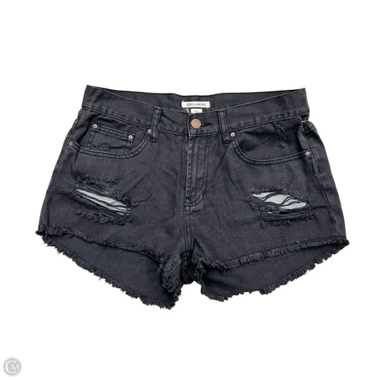 Shorts By Billabong In Black Denim, Size: 6