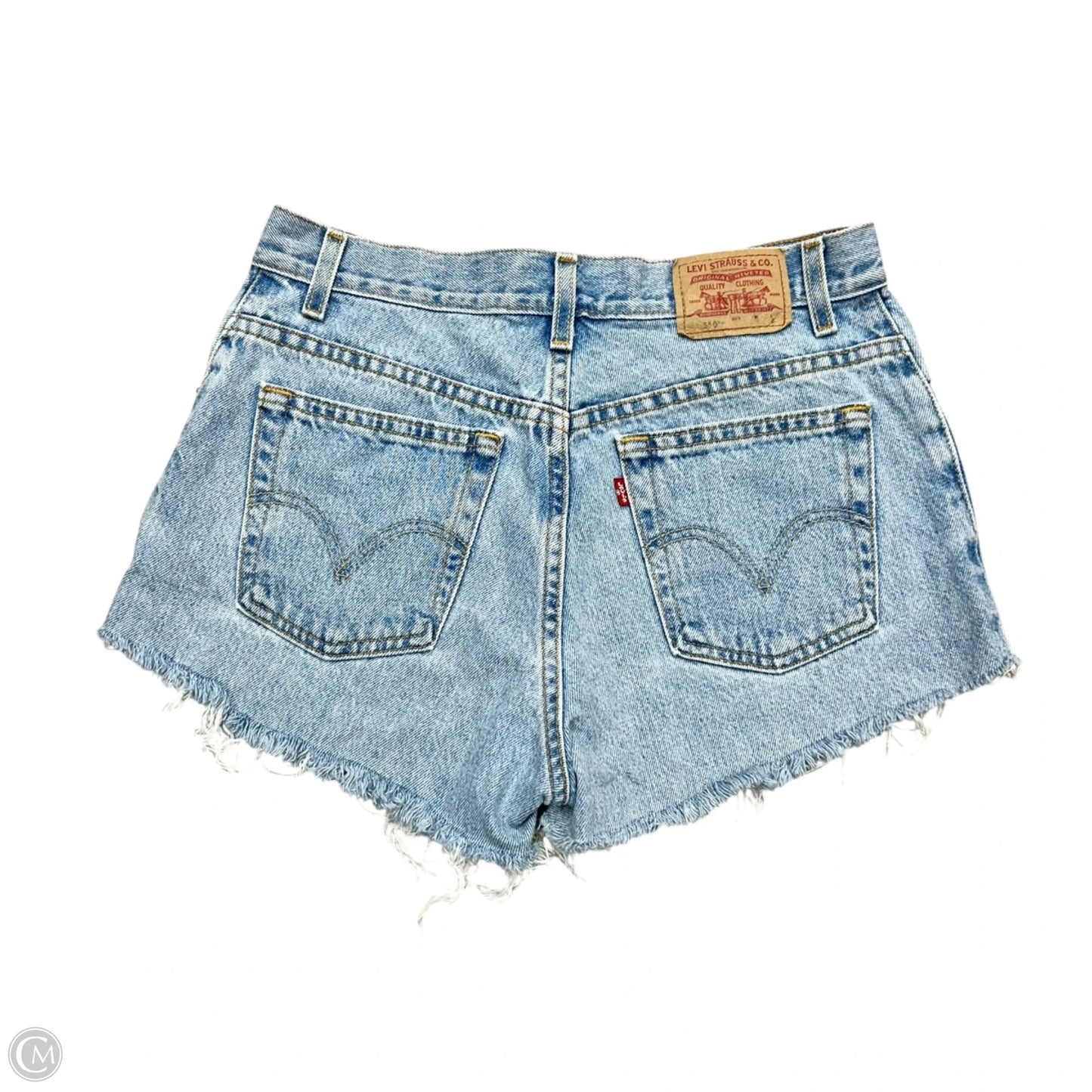 Shorts By Levis In Blue Denim, Size: 12