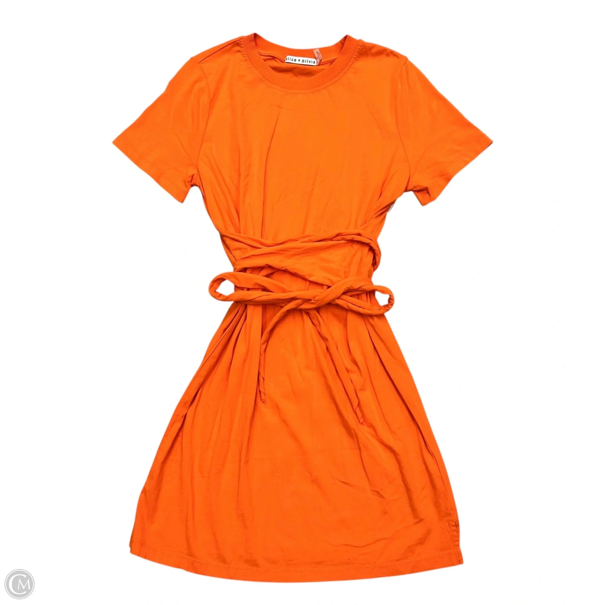 Dress Designer By Alice + Olivia In Orange, Size: M – Clothes Mentor West Chester PA #178