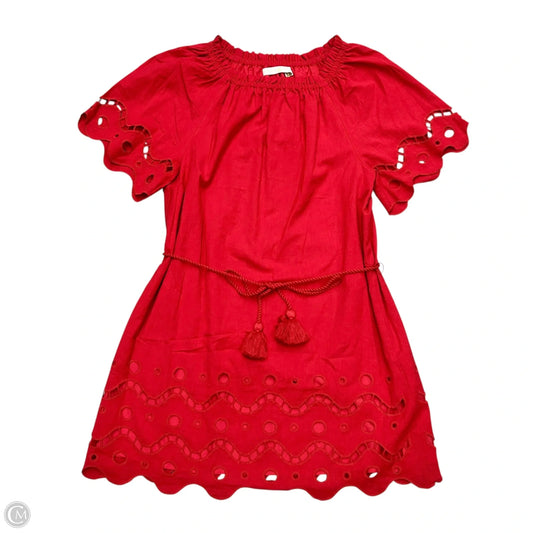 Dress Casual Short By Marie Oliver In Red, Size: Xs