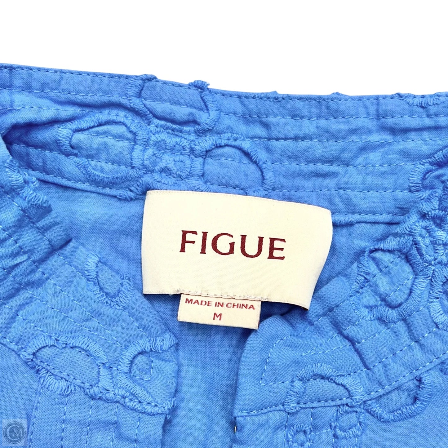 Top Sleeveless By Figue In Blue, Size: M