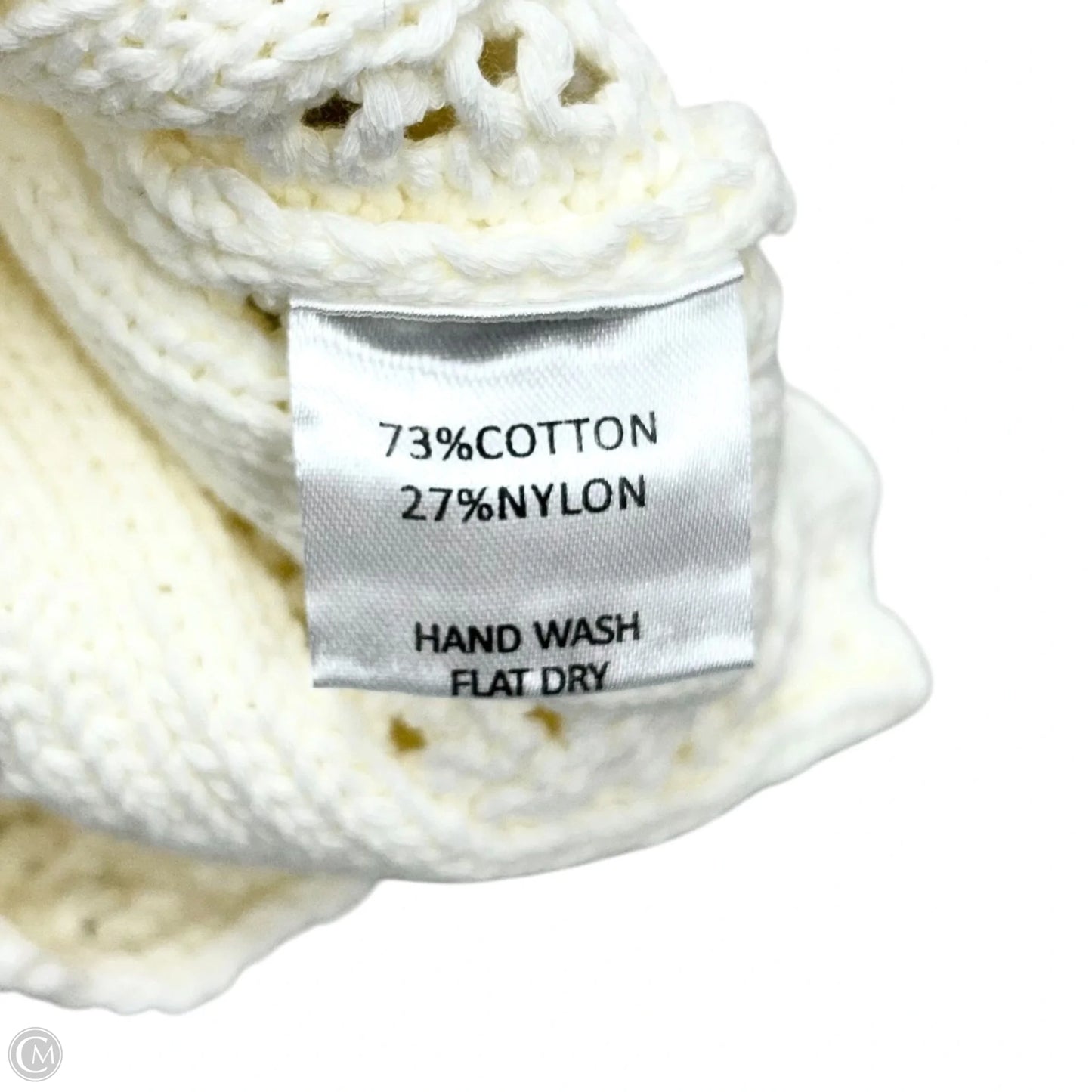 Sweater Short Sleeve By Marie Oliver In White, Size: S