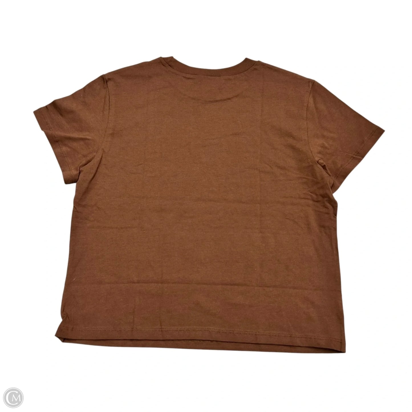 Top Short Sleeve By Reformation In Brown, Size: M
