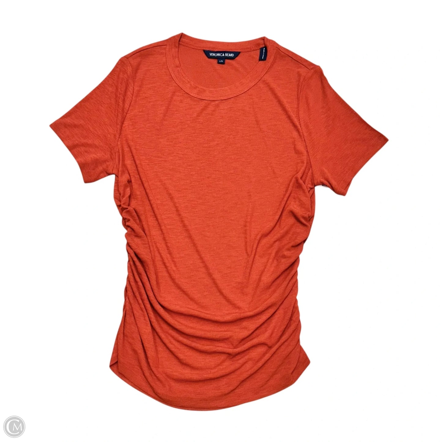 Top Short Sleeve By Veronica Beard In Red, Size: L