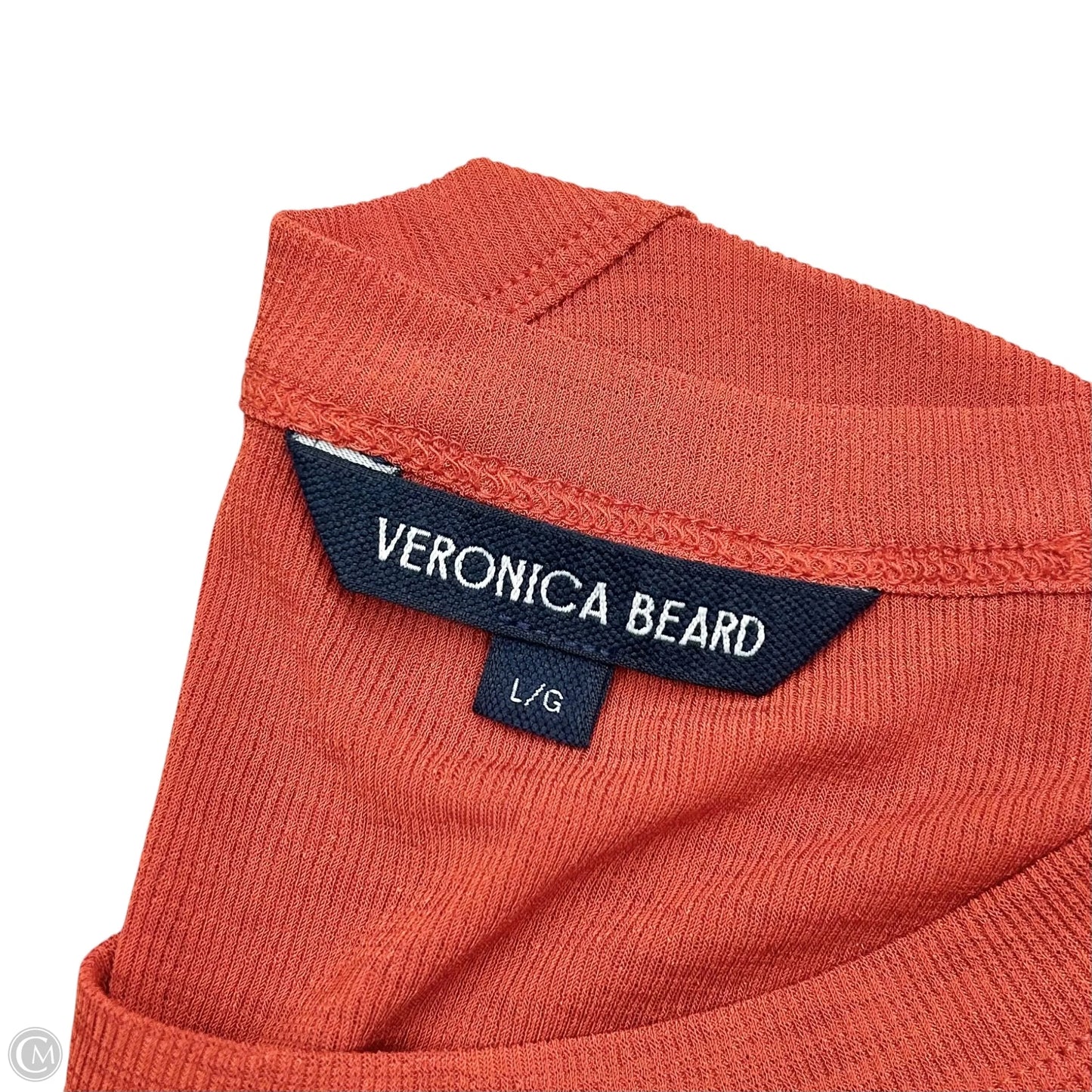 Top Short Sleeve By Veronica Beard In Red, Size: L