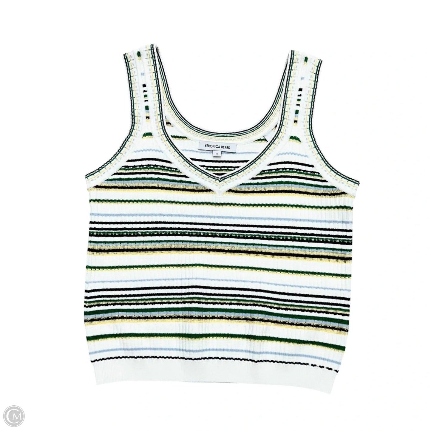 Top Sleeveless By Veronica Beard In Striped Pattern, Size: S