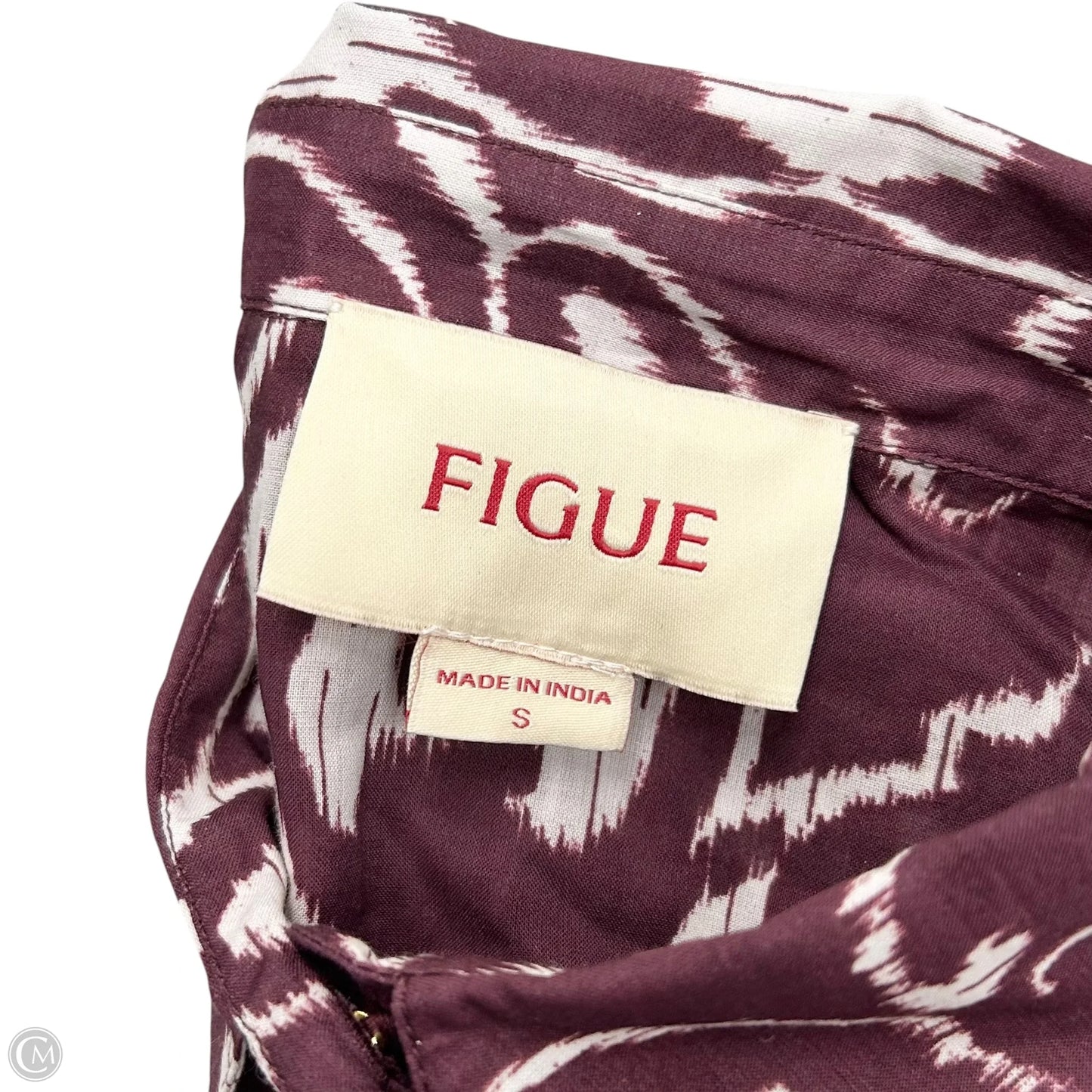 Dress Casual Short By Figue In Maroon, Size: S