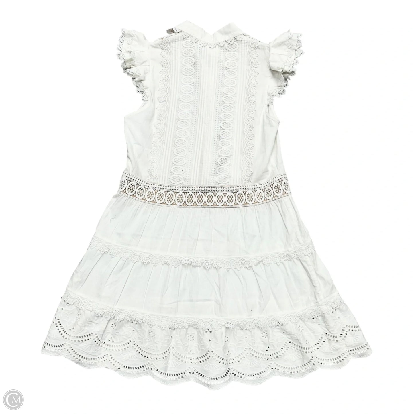 Dress Designer By Alice + Olivia In White, Size: S