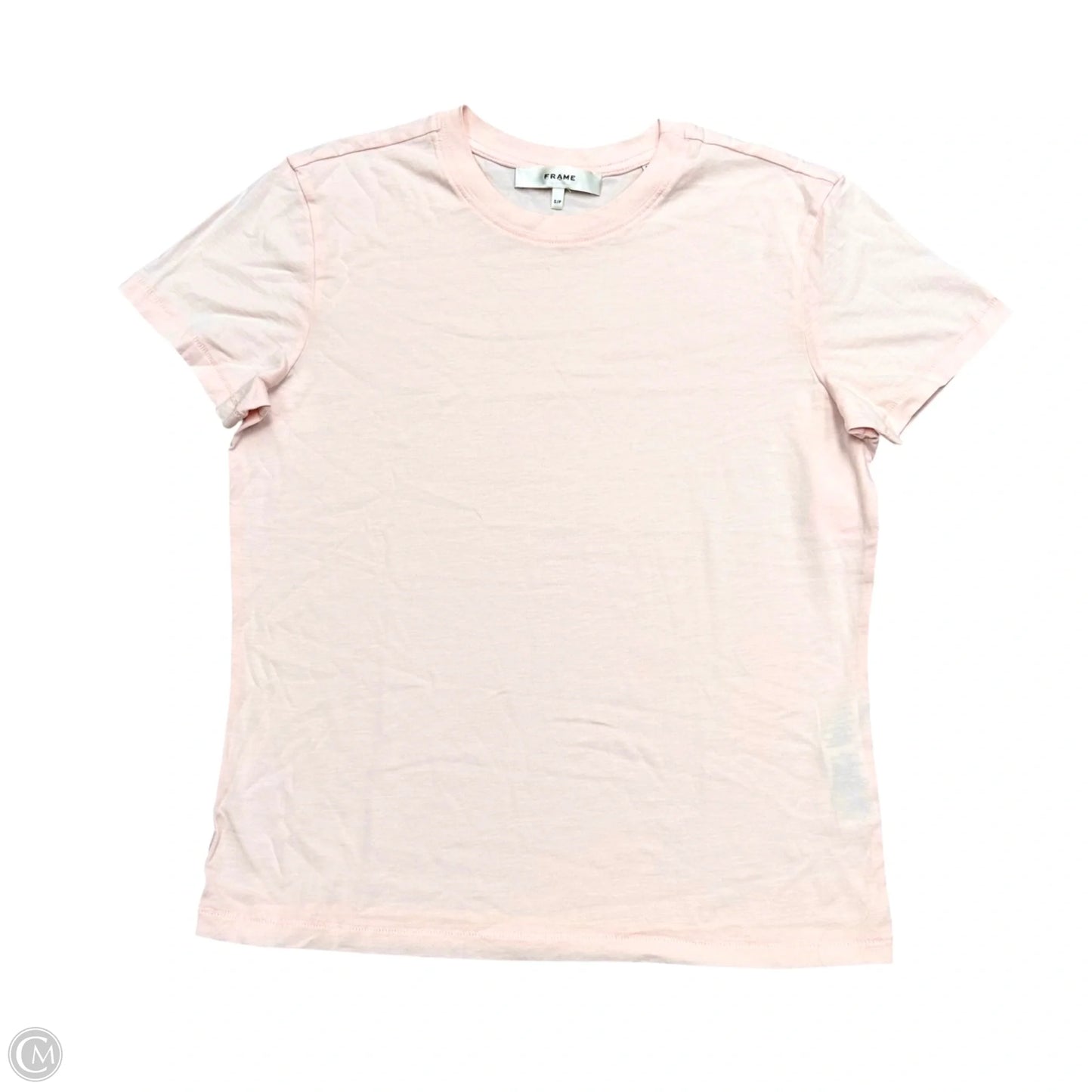 Top Short Sleeve By Frame In Pink, Size: S