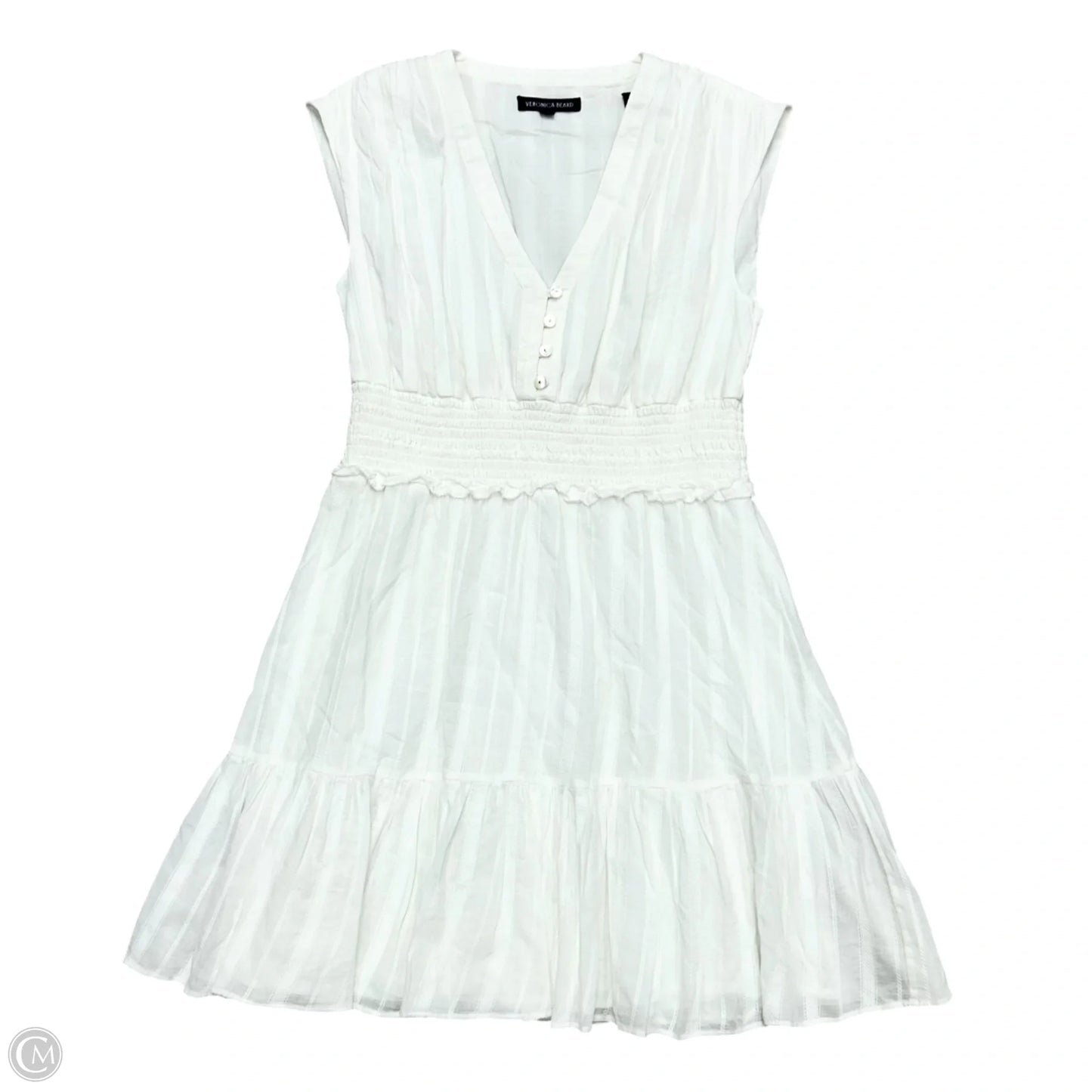 Dress Casual Short By Veronica Beard In White, Size: S