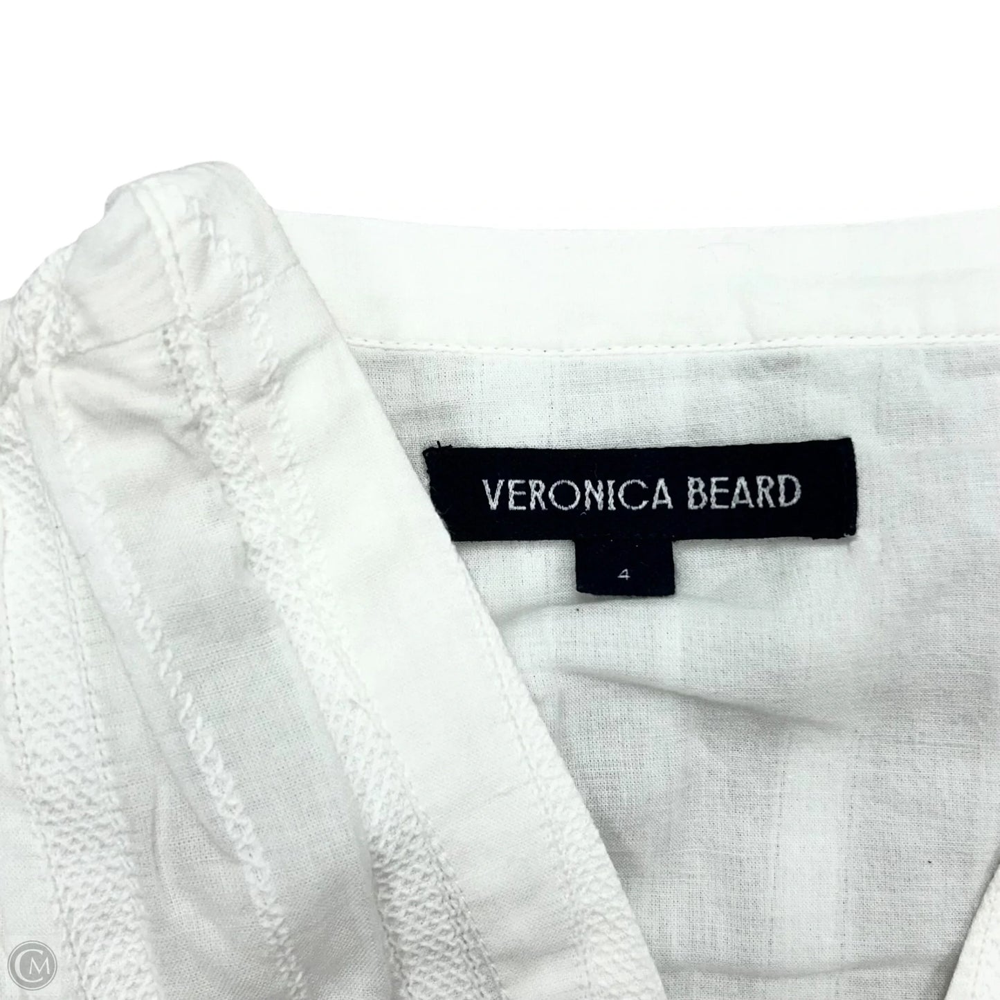 Dress Casual Short By Veronica Beard In White, Size: S