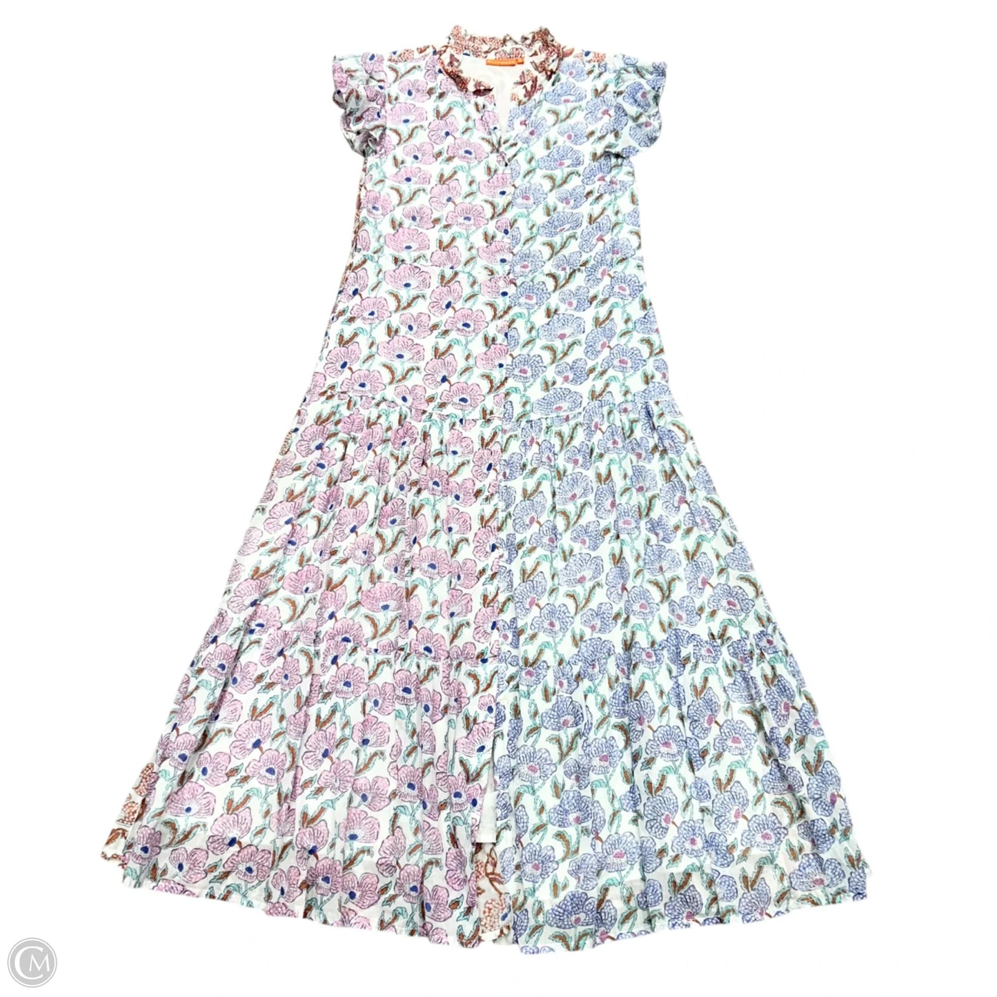 Dress Casual Maxi By Oliphant In Purple & White, Size: S
